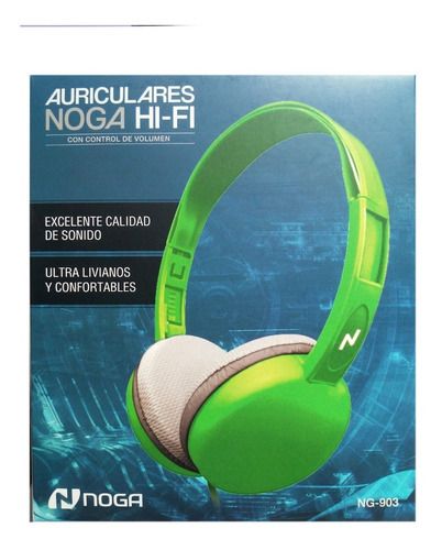 AURICULAR NOGA NG-903 VERDE | 1 Plug 
