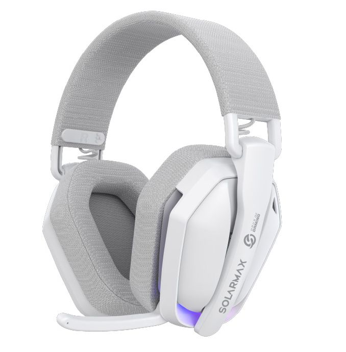 AURICULAR GAMER SOLARMAX RGB GHW97W BLANCO TRI-MODE ULTRA LIGHT