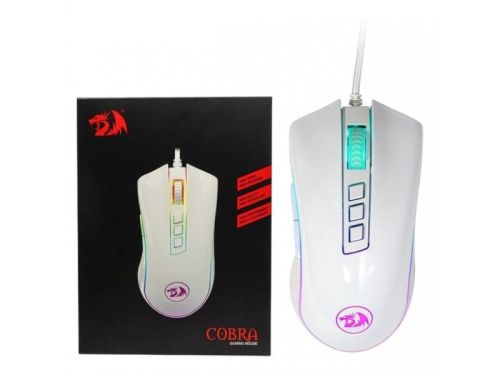 MOUSE GAMER REDRAGON COBRA WHITE M711-W