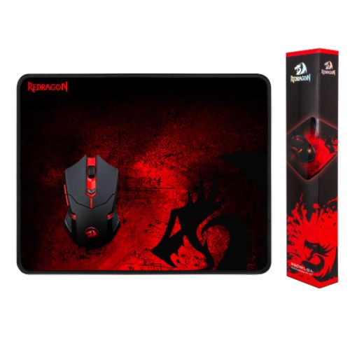 MOUSE+ PAD GAMER REDRAGON M601WL-BA COMBO 