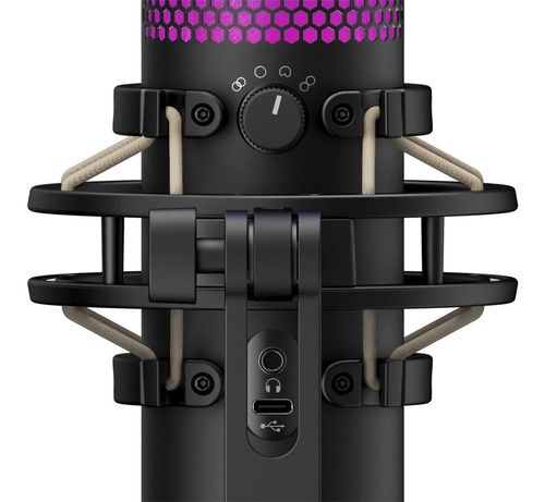MICROFONO HYPERX QUADCAST HMIQ1S-XX-RG/G Para STREAMING CONDENSADOR (RGB) · Imagen 3