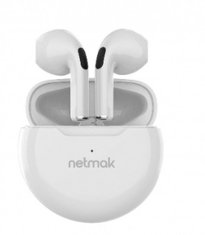 AURICULAR NETMAK BT NM-GUMY-W TOUCH BLANCO	| MANOS LIBRES | INDICADOR DE CARGA | ALCANCE APROX 10M
