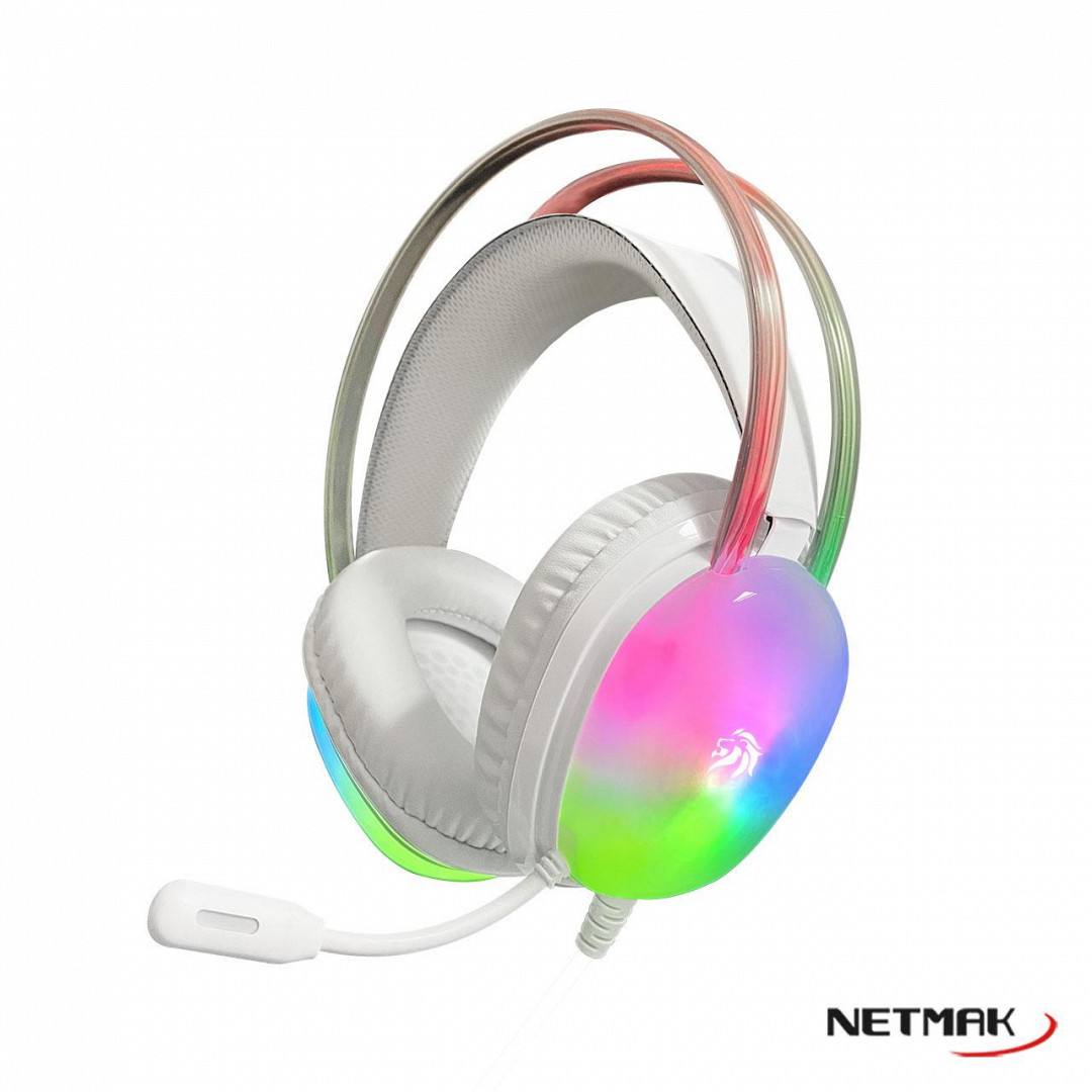 AURICULAR GAMER NETMAK NM-N25-W BLANCO · Imagen 2