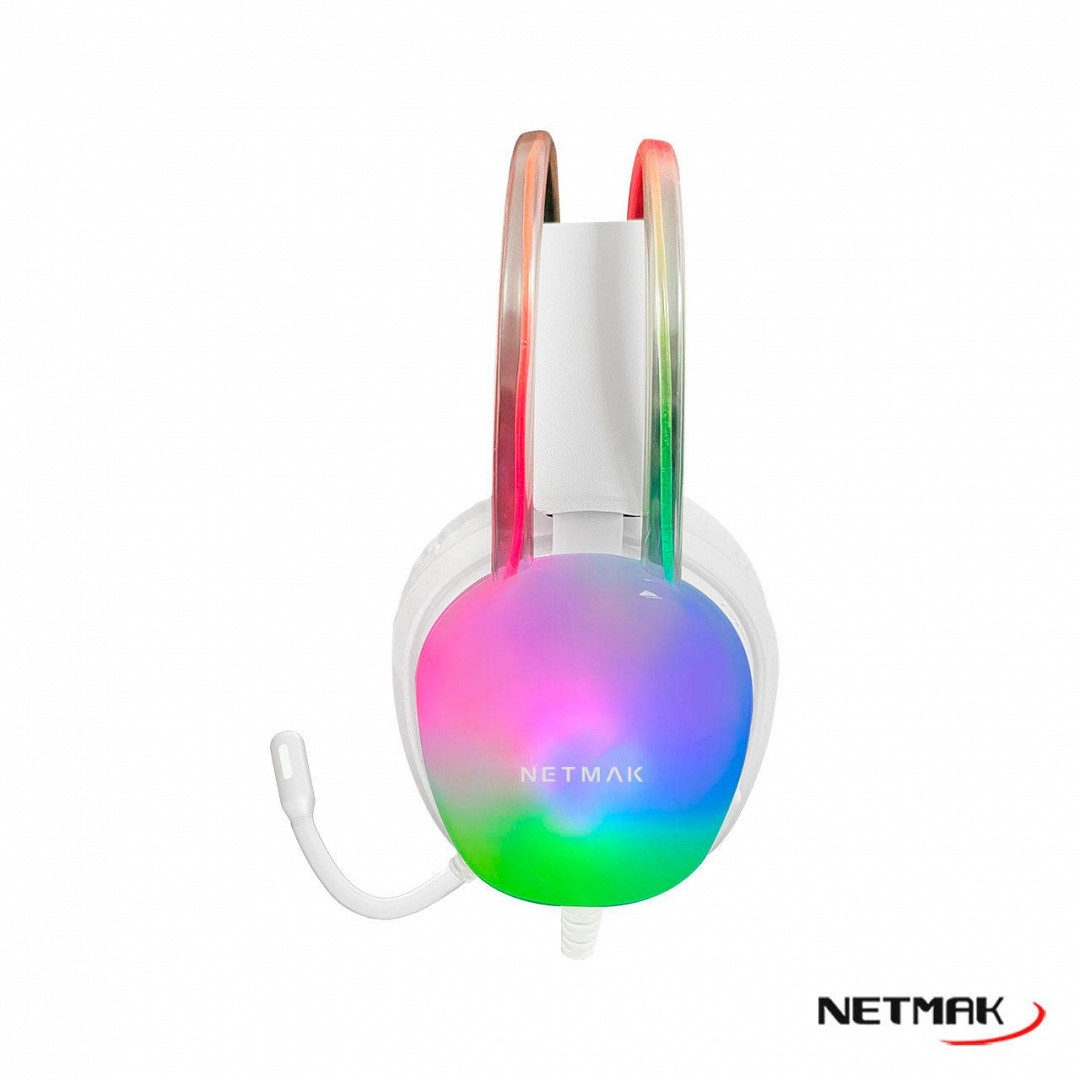 AURICULAR GAMER NETMAK NM-N25-W BLANCO · Imagen 3