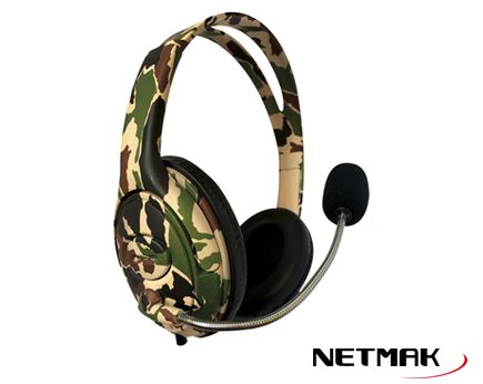 AURICULAR NETMAK BATTLE | 1 Plug | CON MICROFONO 
