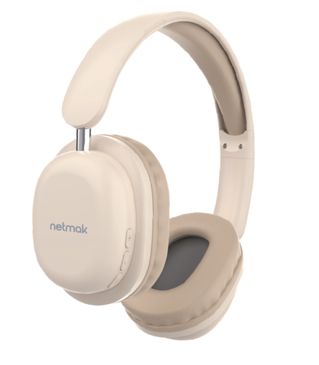 AURICULAR NETMAK NM-LIVE BEIGE PLEGABLE