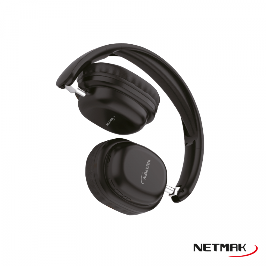 AURICULAR NETMAK NM-LIVE NEGRO PLEGABLE · Imagen 2
