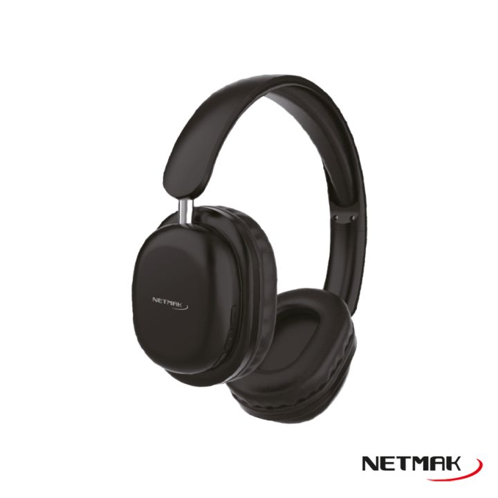 AURICULAR NETMAK NM-LIVE NEGRO PLEGABLE	