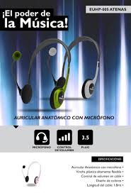 AURICULAR EUROCASE EUAHP-005 CON MICROFONO · Imagen 2