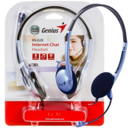 AURICULAR GENIUS HS-02B | 2 Plug | CON MICROFONO