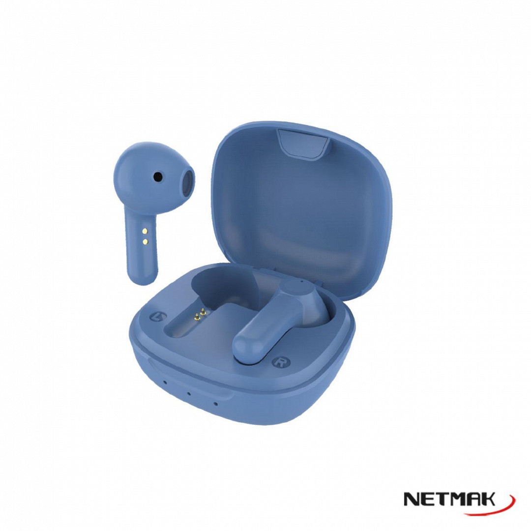 AURICULAR NETMAK BT NM-MIKO TWS AZUL	