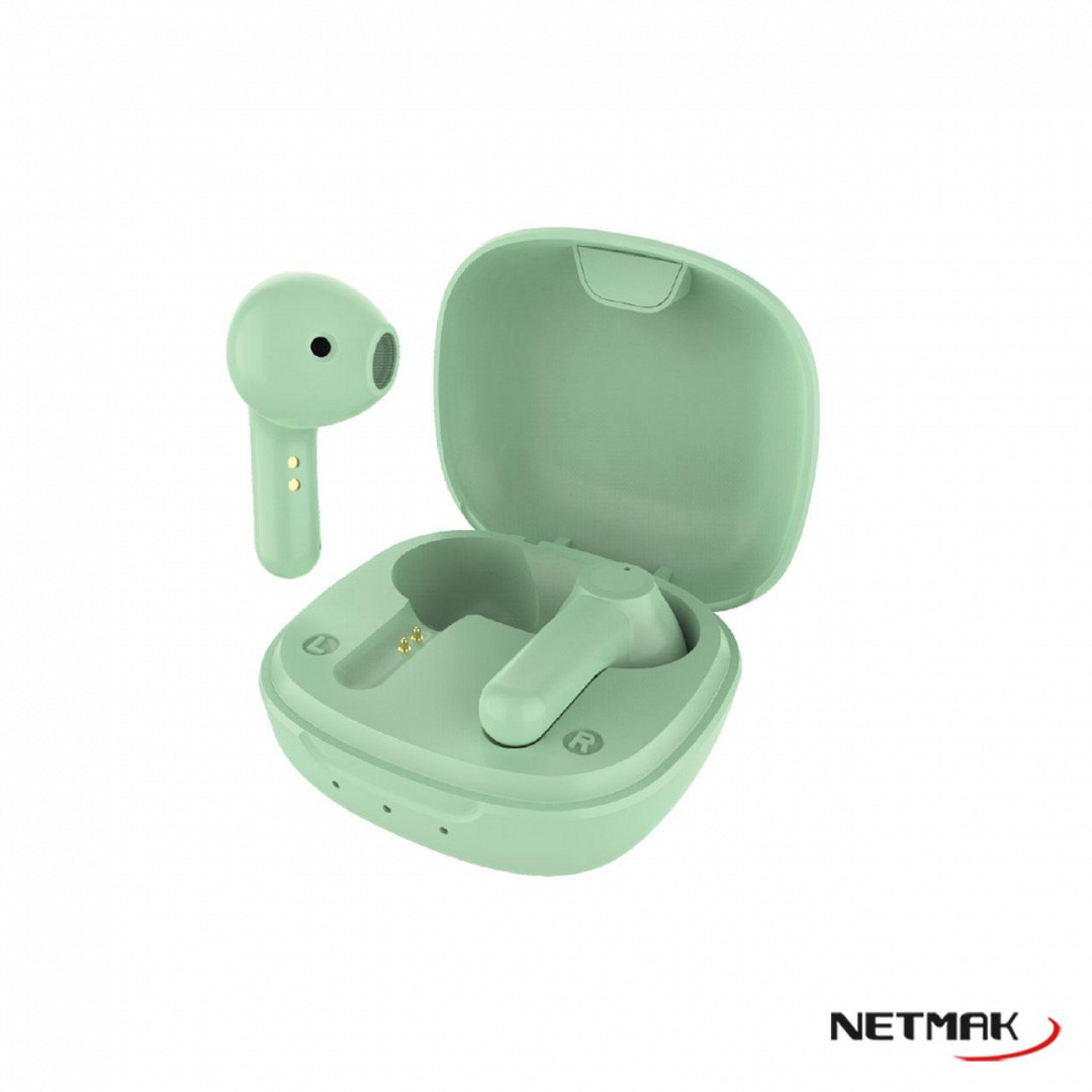 AURICULAR NETMAK BT NM-MIKO TWS VERDE	