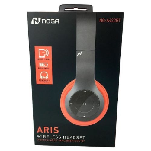AURIC NOGA ARIS NG-A422 ROJO BLUETOOTH