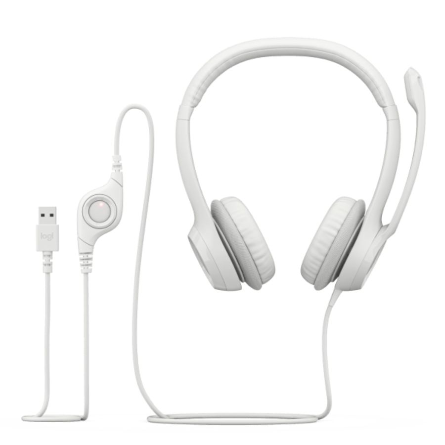 AURICULAR LOGITECH H390 BLANCO | USB | CON MICROFONO 981-001285(4) · Imagen 2
