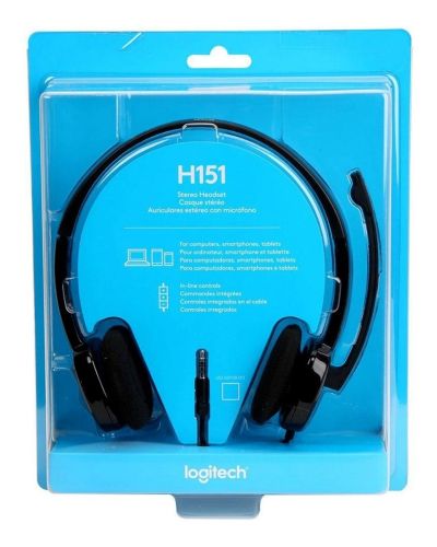 AURICULAR LOGITECH H151 | 1 Plug | CON MICROFONO 981-000587