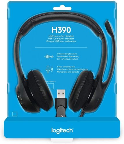AURICULAR LOGITECH H390 | USB | NEGRO CON MICROFONO 981-000014 (4) · Imagen 2