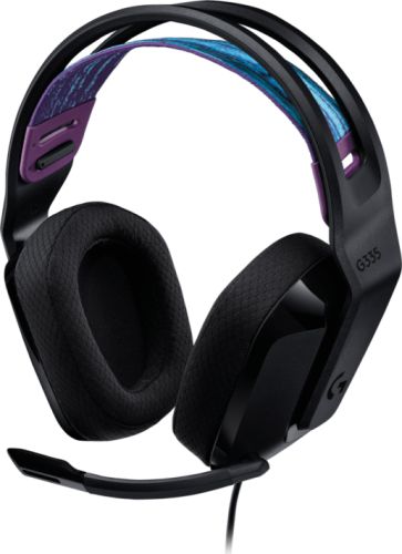 AURICULAR LOGITECH G335 | 1 Plug | CON MICROFONO | PS4 PC | NEGRO 981-000977