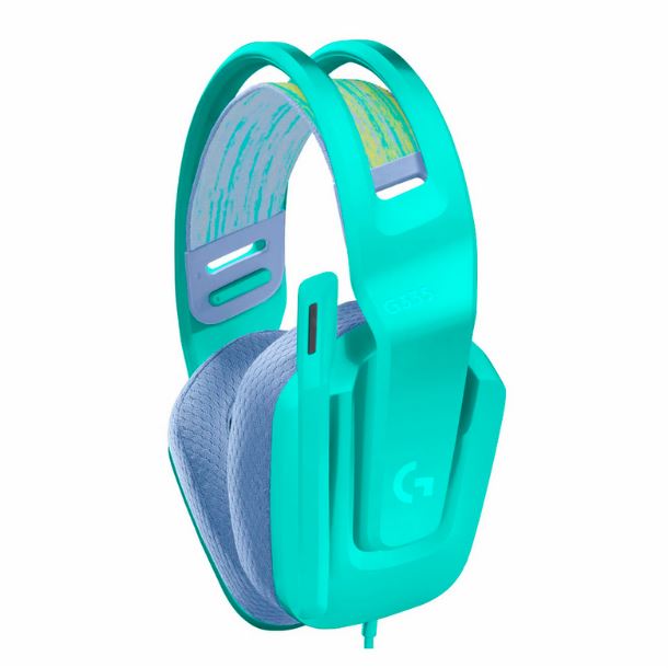 AURICULAR LOGITECH G335 | 1 Plug | CON MICROFONO | PS4 PC | VERDE 981-001023 · Imagen 2