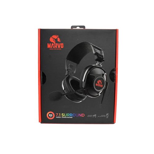 AURICULAR MARVO HG9053 RED | 7.1 USB 


