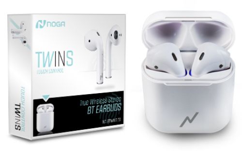AURICULAR NOGA BT NG-BTWINS 5S+ BLANCO | BLUETOOTH