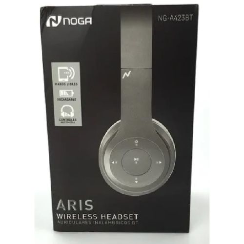 AURICULAR NOGA ARIS BT NG-A422BT VINCHA NEGRO (50)