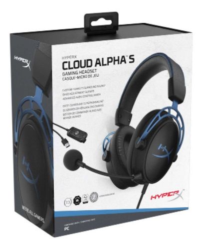 AURICULAR HYPERX CLOUD Alpha S | 7.1 USB | Black/blue HX-HSCAS-BL/WW · Imagen 2