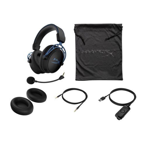 AURICULAR HYPERX CLOUD Alpha S | 7.1 USB | Black/blue HX-HSCAS-BL/WW · Imagen 3