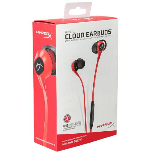 AURICULAR HYPERX CLOUD EARBUDS | 1 Plug | PC/PS4/XBOX/NINTENDO | HX-HSCEB-RD  · Imagen 3
