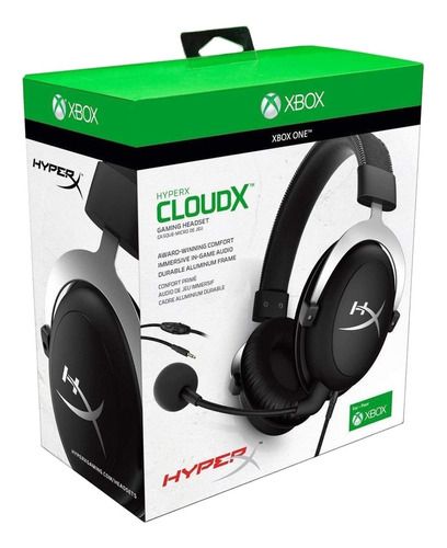 AURICULAR HYPERX CLOUDX | 1 Plug | PC/PS4 licenciado XBOX | HX-HS5CX-SR · Imagen 2