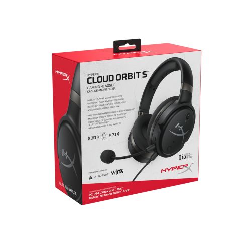 AURICULAR HYPERX CLOUD ORBIT S 7.1 3D Wireless | 1 Plug + USB | PC/CONSOLAS | WS | HX-HSCOS-GM/WW · Imagen 3