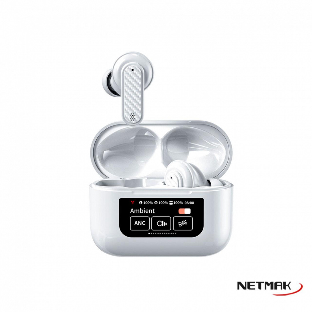 AURICULAR NETMAK BT NM-SMART TWS BLANCO TACTIL	