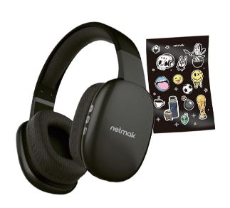 AURICULAR BT NETMAK NM-VOLT-S NEGRO CON STICKERS