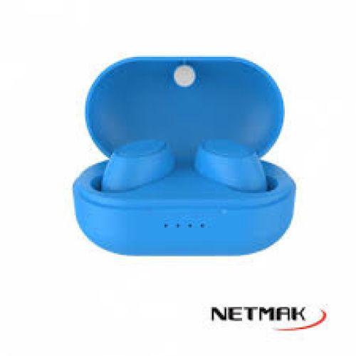 AURICULAR NETMAK BT NM-BUD AZUL