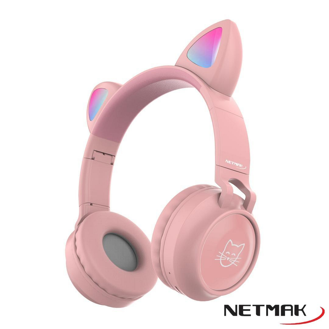 AURICULAR BT NETMAK NM-CAT ROSA