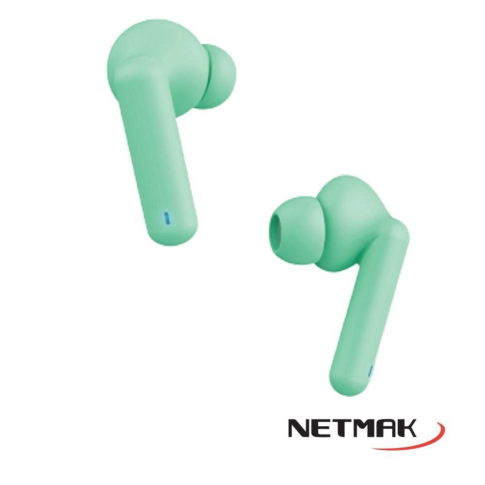 AURICULAR NETMAK BT NM-AIR5 VERDE CON ESTUCHE · Imagen 2