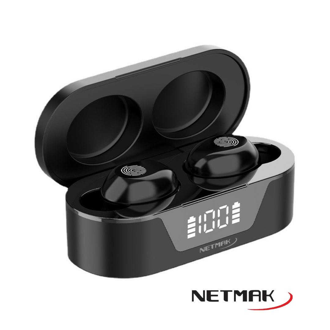 AURICULAR BT NETMAK NM-BIZA-B NEGRO