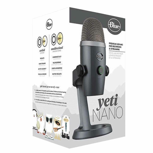 MICROFONO BLUE YETI NANO GRIS 988-000088