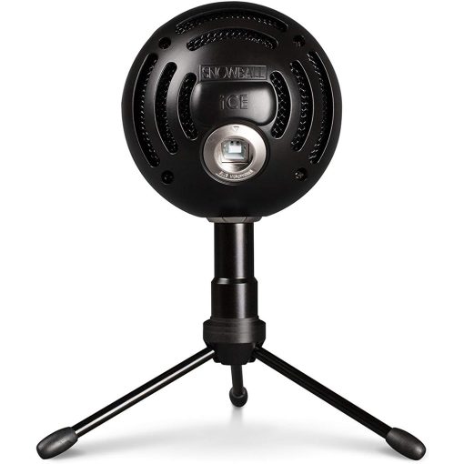 MICROFONO LOGITECH BLUE SNOWBALL ICE BLACK 988-000067 condenser | cardioide | podcast | streaming · Imagen 2