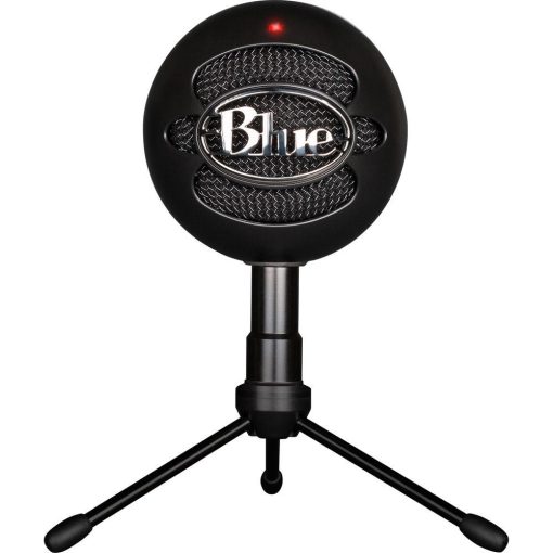 MICROFONO LOGITECH BLUE SNOWBALL ICE BLACK 988-000067 condenser | cardioide | podcast | streaming