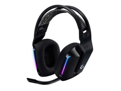 AURICULAR WIRELESS CON MICROFONO LOGITECH G733 BLACK RGB 981-000863 · Imagen 2