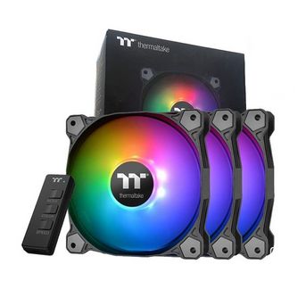 COOLER FAN THERMALTAKE PURE 12 ARGB X3 C/CONTROLADORA (CL-F079-PL12SW-A)