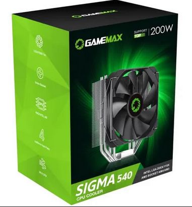 COOLER GAMEMAX SIGMA 540 INTEL LGA 20XX/115X AMD-AM4/AM5 200W	