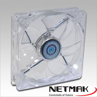 COOLER NETMAK 120MMCON LUZ