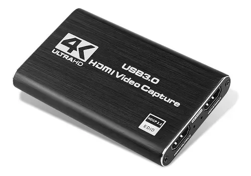 CAPTURADORA VIDEO USB HDMI X 2 -OUTPUT | INPUT 4K