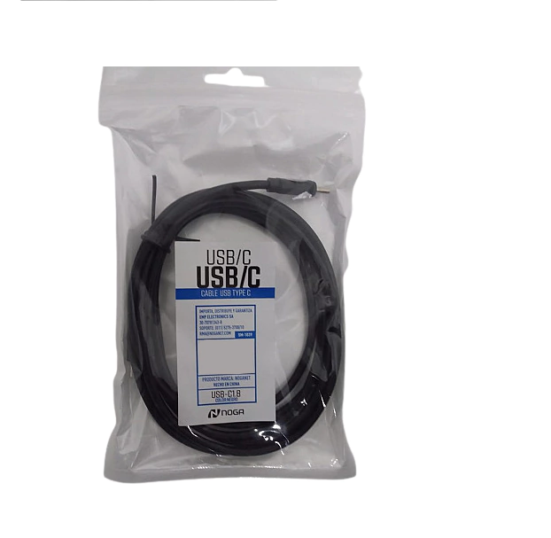 CABLE NOGA USB TIPO C A USB TIPO C 3 MTS SM1039 · Imagen 2