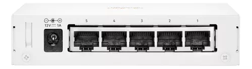 SWITCH OUTLET HP ARUBA ION 1430 5G 5 PUERTOS R8R44A CON DETALLE