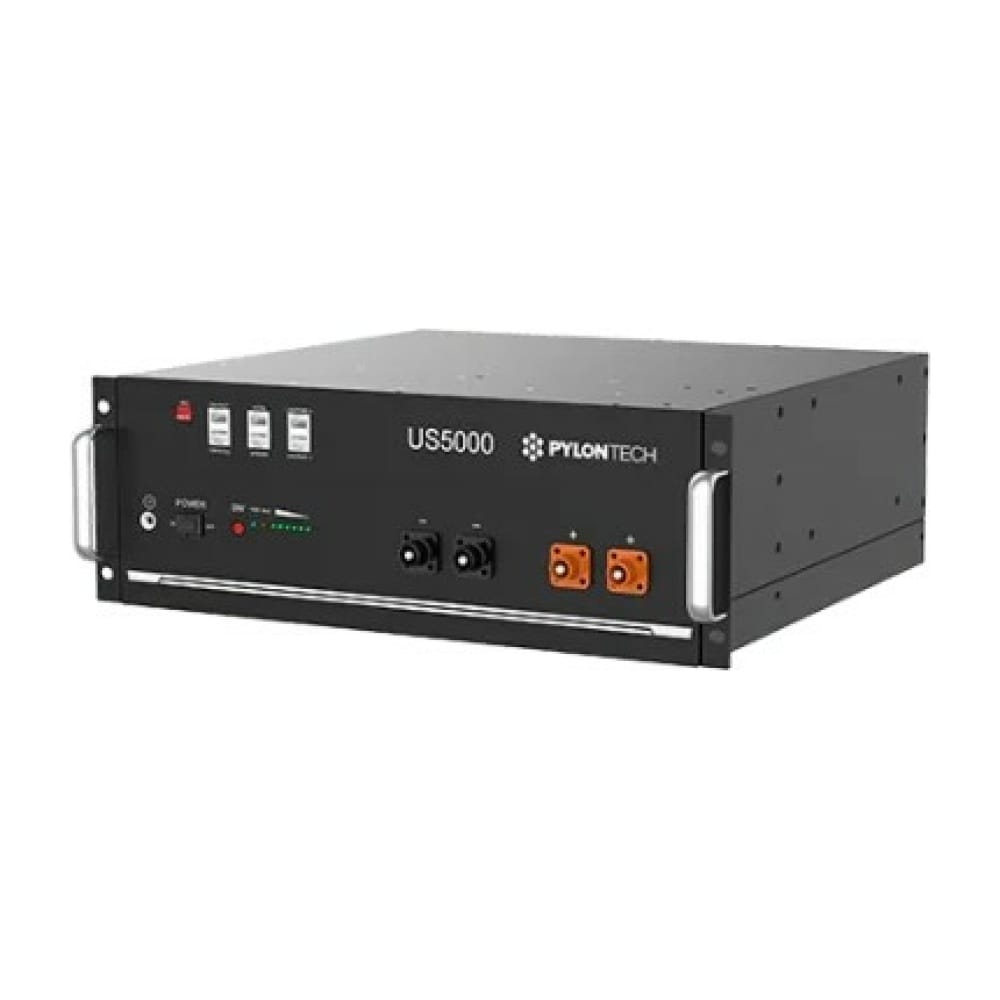 BATERIA LITIO PYLONTECH UP5000 | 48V | 100AH | 4.8KWH | TECNOLOGIA LFP (LiFePO4) | COMPATIBLE INVERSORES HIBRIDOS | HASTA 16 UNIDADES EN PARALELO | INTERFAZ RS485 / CAN | LARGA VIDA UTIL | MONTAJE RACK