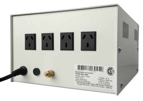 ESTABILIZADOR TRV POWER MAX 3300 4 X 220 · Imagen 2