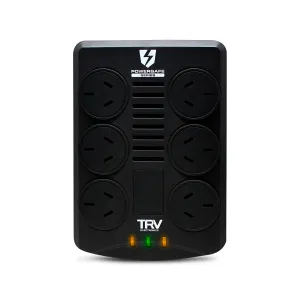 ESTABILIZADOR TRV POWERSAFE 1I 600VA/1200VA 6 TOMAS	