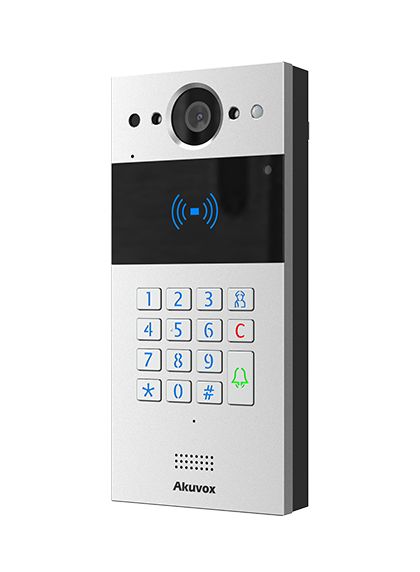 FRENTE PORTERO IP AKUVOX R20K SIP | TECLADO NUMERICO + CAJA PARA PORTERO R20K/R20B
